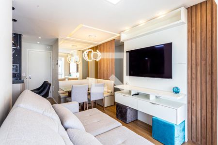 Sala de apartamento para alugar com 2 quartos, 61m² em Vila Apiai, Santo André