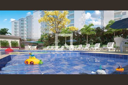 Apartamento à venda com 50m², 2 quartos e 1 vagaÁrea comum - Piscina