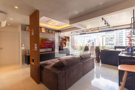 Sala de apartamento à venda com 2 quartos, 70m² em Pinheiros, São Paulo