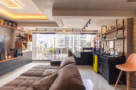 Sala de apartamento à venda com 2 quartos, 70m² em Pinheiros, São Paulo