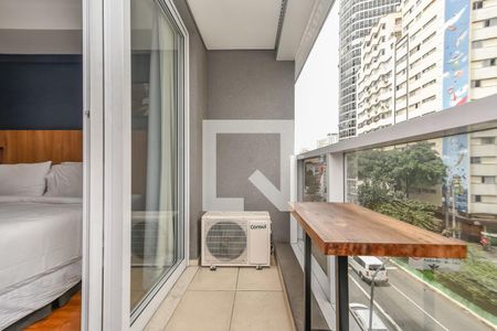 Studio à venda com 20m², 1 quarto e sem vagaVaranda