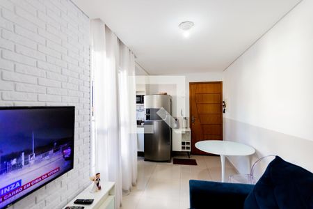 Sala de apartamento à venda com 2 quartos, 90m² em Jardim Utinga, Santo André