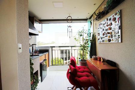 Varanda gourmet de apartamento à venda com 2 quartos, 60m² em Vila Andrade, São Paulo