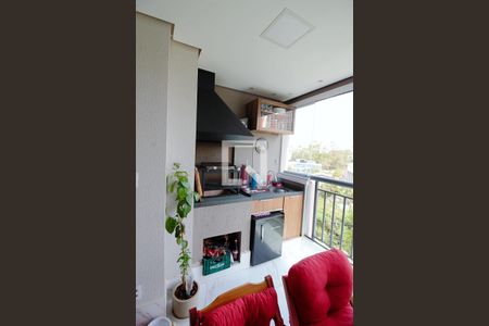 Varanda gourmet de apartamento à venda com 2 quartos, 60m² em Vila Andrade, São Paulo