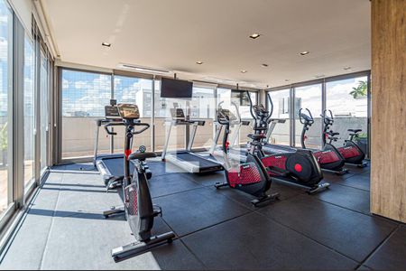 Studio para alugar com 24m², 1 quarto e sem vagaAcademia