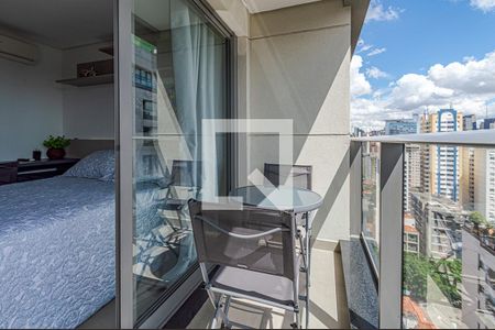 Varanda de kitnet/studio à venda com 1 quarto, 24m² em Consolação, São Paulo