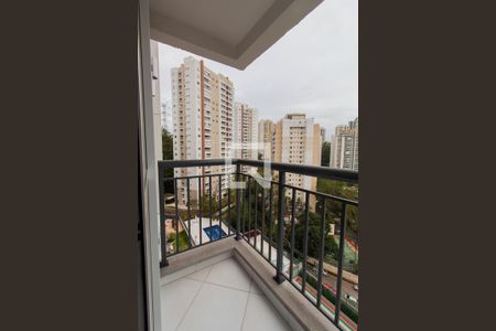 Varanda da Sala de apartamento para alugar com 2 quartos, 45m² em Vila Andrade, São Paulo