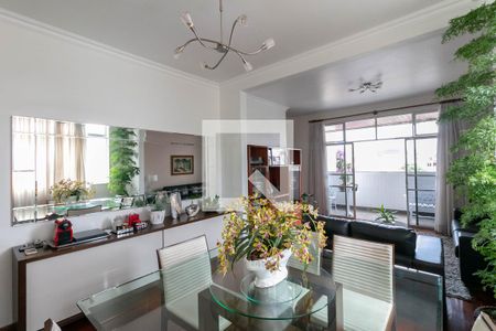 Sala de apartamento à venda com 3 quartos, 140m² em Nova Suíssa, Belo Horizonte