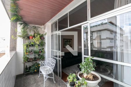 Varanda da Sala de apartamento à venda com 3 quartos, 140m² em Nova Suíssa, Belo Horizonte
