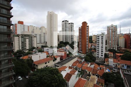 Varanda de kitnet/studio à venda com 1 quarto, 34m² em Pinheiros, São Paulo