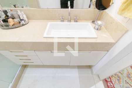 Detalhe do Banheiro da Suite de apartamento à venda com 3 quartos, 126m² em Lagoa, Rio de Janeiro