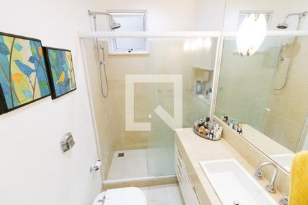Banheiro da Suíte de apartamento à venda com 3 quartos, 126m² em Lagoa, Rio de Janeiro
