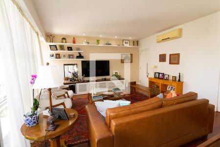 Sala de apartamento à venda com 3 quartos, 126m² em Lagoa, Rio de Janeiro