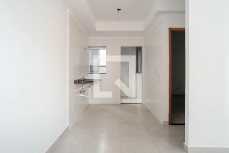 Sala/Cozinha de apartamento à venda com 1 quarto, 34m² em Vila Dalila, São Paulo