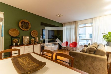 Sala de apartamento à venda com 3 quartos, 130m² em Santa Cecília, São Paulo