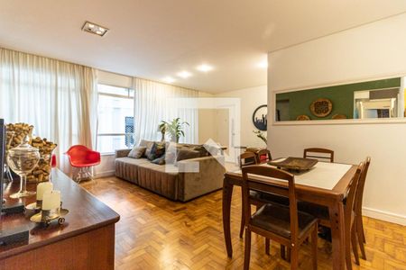 Sala de apartamento à venda com 3 quartos, 130m² em Santa Cecília, São Paulo