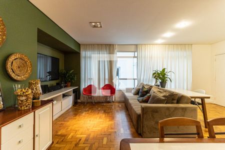 Sala de apartamento à venda com 3 quartos, 130m² em Santa Cecília, São Paulo