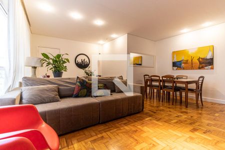 Sala de apartamento à venda com 3 quartos, 130m² em Santa Cecília, São Paulo