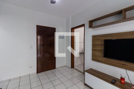 Sala de apartamento para alugar com 1 quarto, 45m² em Canto do Forte, Praia Grande