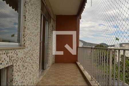 Varanda da Sala de apartamento à venda com 4 quartos, 100m² em Taquara, Rio de Janeiro