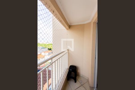 Varanda da Sala de apartamento para alugar com 2 quartos, 50m² em Utinga, Santo André