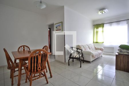 Sala de Estar e Jantar  de apartamento para alugar com 2 quartos, 90m² em Encruzilhada, Santos