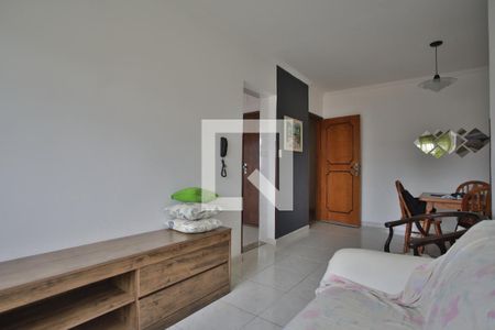 Sala de Estar e Jantar  de apartamento para alugar com 2 quartos, 90m² em Encruzilhada, Santos