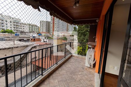 Varanda da Sala de apartamento para alugar com 3 quartos, 109m² em Méier, Rio de Janeiro