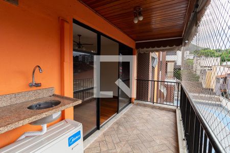 Varanda da Sala de apartamento para alugar com 3 quartos, 109m² em Méier, Rio de Janeiro