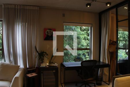 Sala de apartamento para alugar com 1 quarto, 76m² em Jardim Fonte do Morumbi, São Paulo