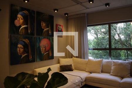 Sala  de apartamento para alugar com 1 quarto, 76m² em Jardim Fonte do Morumbi, São Paulo