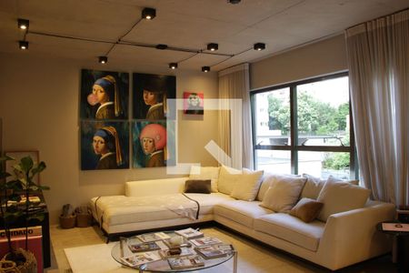 Sala  de apartamento para alugar com 1 quarto, 76m² em Jardim Fonte do Morumbi, São Paulo