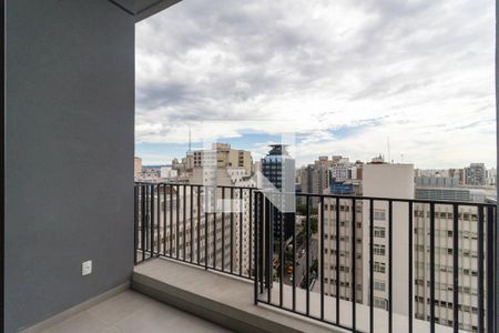 Studio à venda com 31m², 1 quarto e sem vagaVaranda