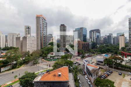 Vista de apartamento à venda com 1 quarto, 63m² em Vila Olímpia, São Paulo