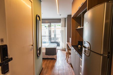 Studio para alugar com 28m², 1 quarto e sem vaga Studio para alugar com 28m², 1 quarto e sem vagaCozinha