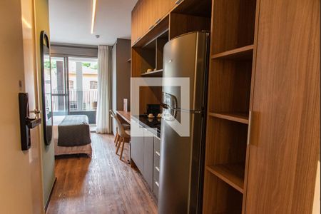 Studio para alugar com 28m², 1 quarto e sem vaga Studio para alugar com 28m², 1 quarto e sem vagaCozinha