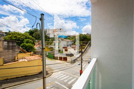 Varanda da sala de casa à venda com 3 quartos, 139m² em Condomínio Maracanã, Santo André