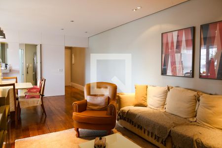 Sala de apartamento à venda com 3 quartos, 122m² em Jardim, Santo André
