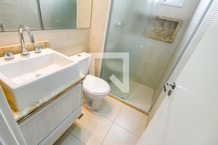 Apartamento à venda com 73m², 2 quartos e 2 vagasBanheiro da Suíte