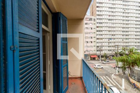 Varanda  de apartamento à venda com 1 quarto, 35m² em Liberdade, São Paulo