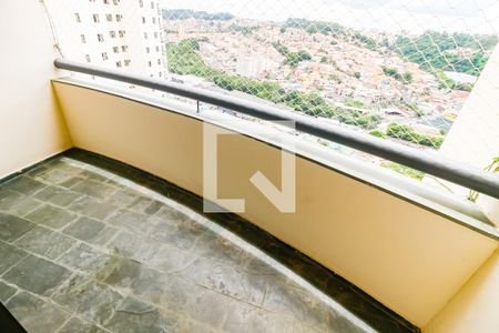 Varanda da Sala de apartamento à venda com 4 quartos, 117m² em Jardim Monte Alegre, Taboão da Serra