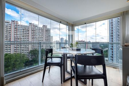 Sala de apartamento para alugar com 1 quarto, 88m² em Paraíso, São Paulo