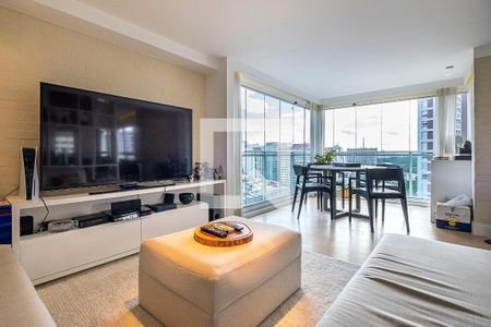 Sala de apartamento para alugar com 1 quarto, 88m² em Paraíso, São Paulo