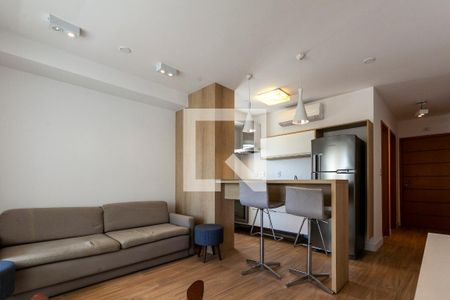 Apartamento para alugar com 43m², 1 quarto e 1 vaga Apartamento para alugar com 43m², 1 quarto e 1 vagaSala
