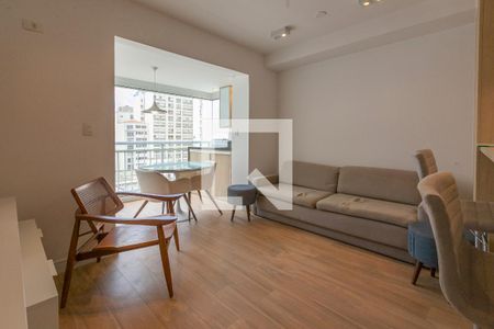 Apartamento para alugar com 43m², 1 quarto e 1 vaga Apartamento para alugar com 43m², 1 quarto e 1 vagaSala