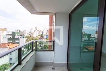 Varanda da Sala de apartamento à venda com 3 quartos, 141m² em Serra, Belo Horizonte