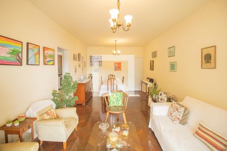 Sala de apartamento à venda com 3 quartos, 112m² em Cosme Velho, Rio de Janeiro