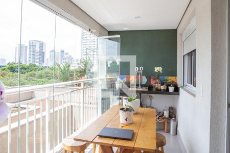 Varanda Gourmet de apartamento para alugar com 2 quartos, 82m² em Várzea da Barra Funda, São Paulo