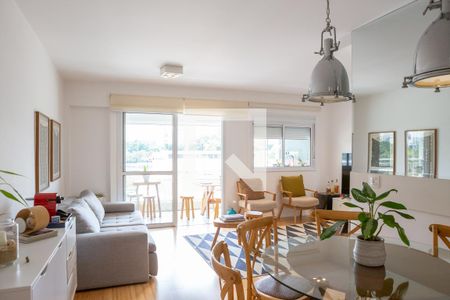 Sala de apartamento à venda com 2 quartos, 82m² em Várzea da Barra Funda, São Paulo