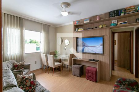 Sala de apartamento à venda com 2 quartos, 60m² em Paquetá, Belo Horizonte